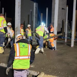 Storage concrete project