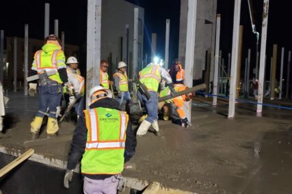 Storage concrete project