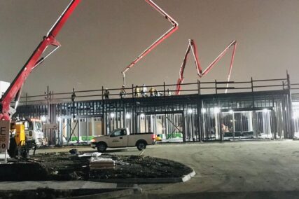 Storage concrete project