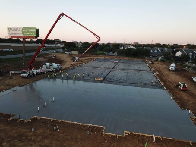 Storage concrete project