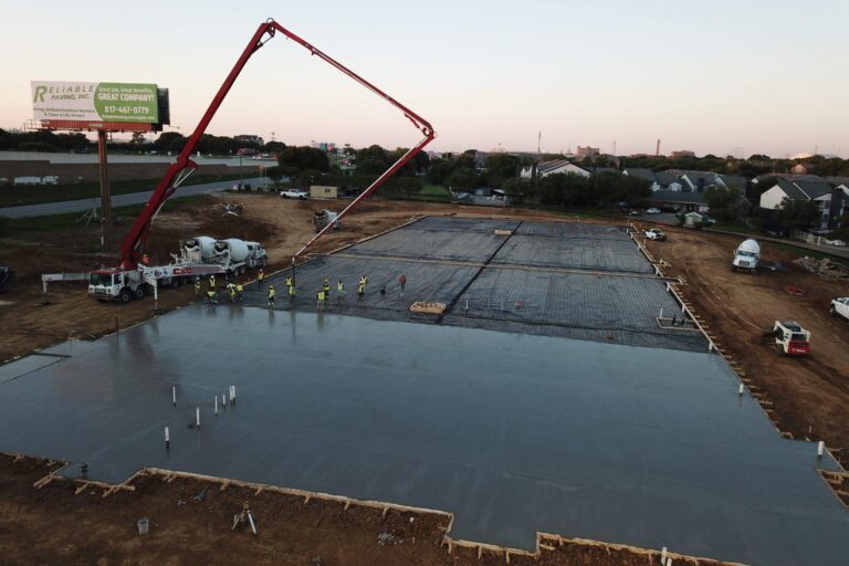 Storage concrete project