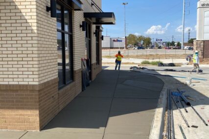 Restaurant concrete project