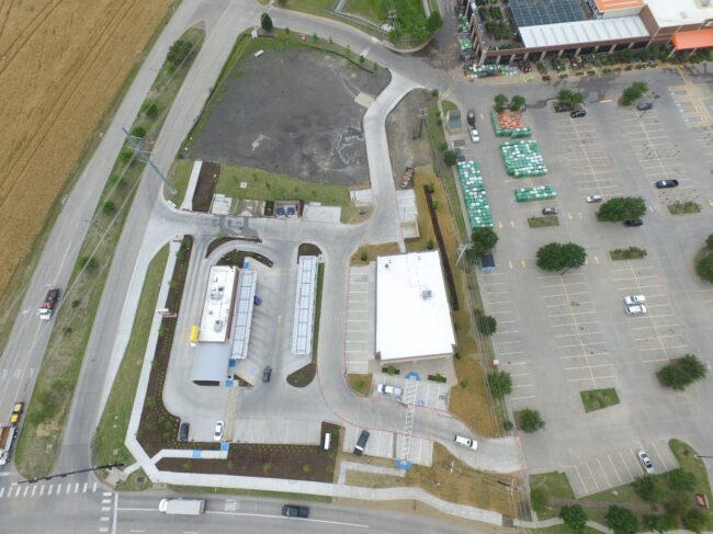 Retail concrete project