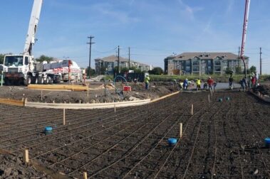 Retail concrete project