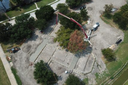 City park concrete project