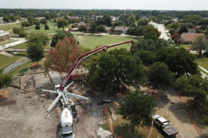City park concrete project