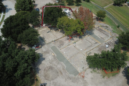 City park concrete project