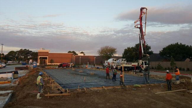 Medical office concrete project