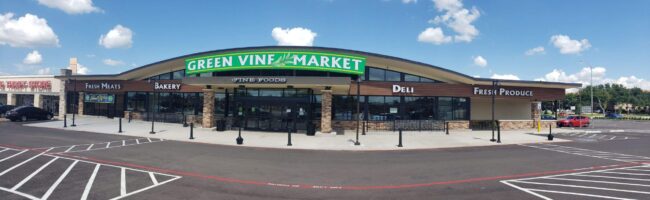 Grocery store retail concrete project