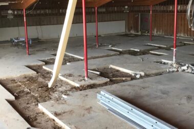 Grocery store retail concrete project