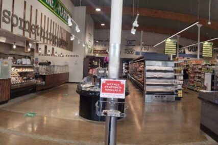 Grocery store retail concrete project