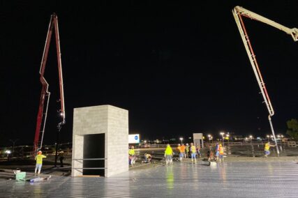 Storage concrete project