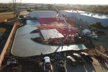 Retail concrete construction projec