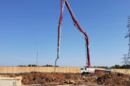 Retail concrete construction project
