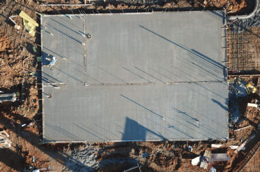 Retail concrete construction project