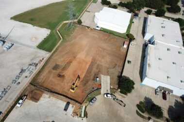 Retail concrete construction project