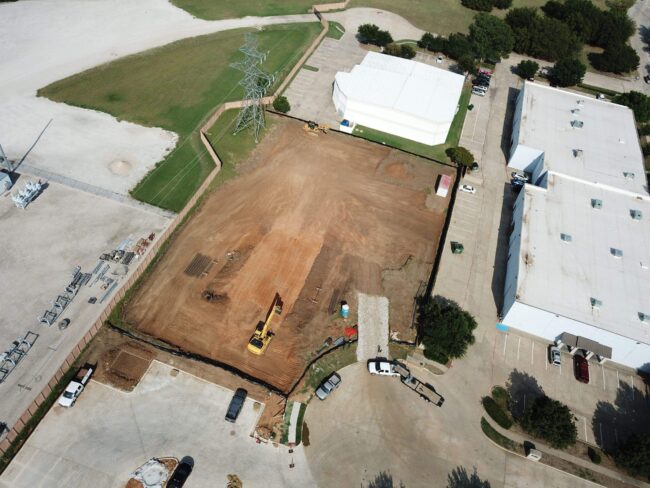 Retail concrete construction project