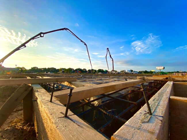 Storage concrete project