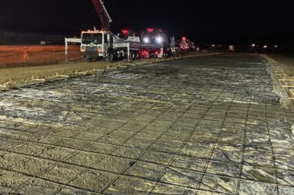 Storage concrete project