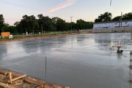 Storage concrete project