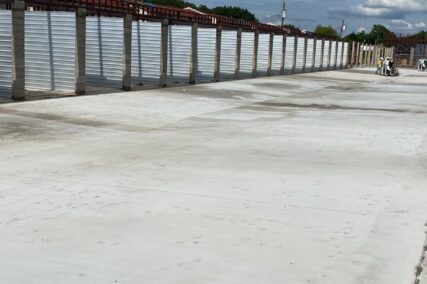 Storage concrete project