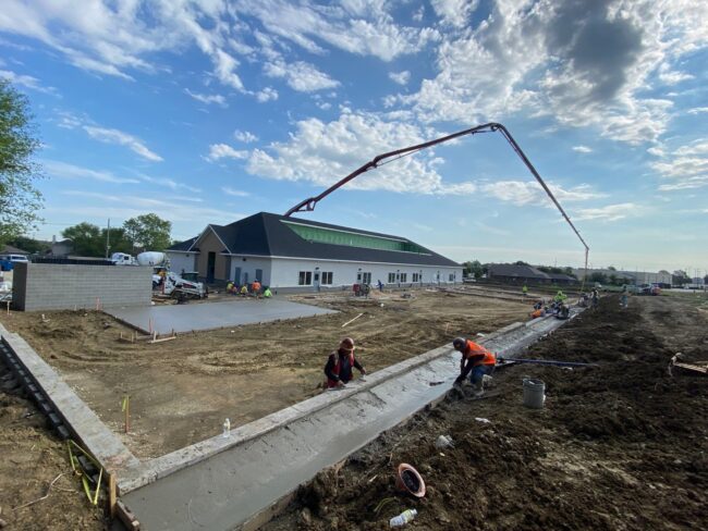 Elementary school concrete project