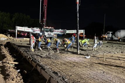 Elementary school concrete project