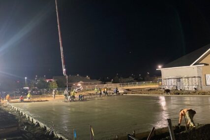 Elementary school concrete project