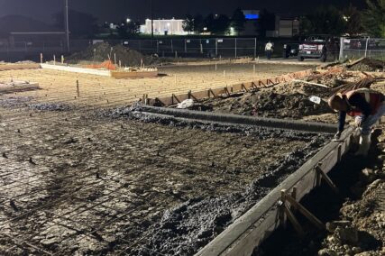 Elementary school concrete project