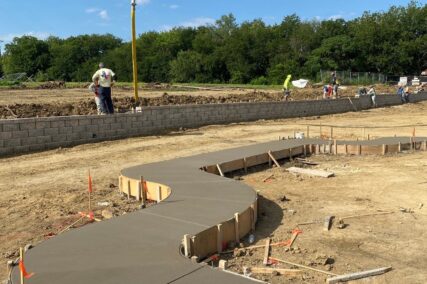 Elementary school concrete project