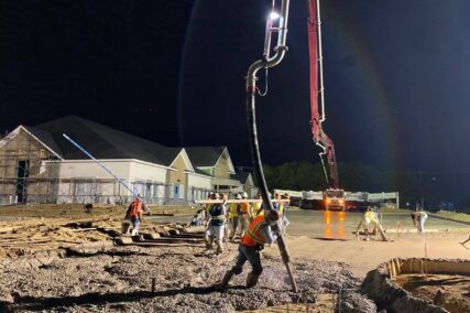 Elementary school concrete project