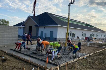 Elementary school concrete project