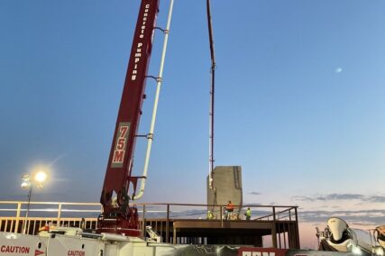 Storage concrete project