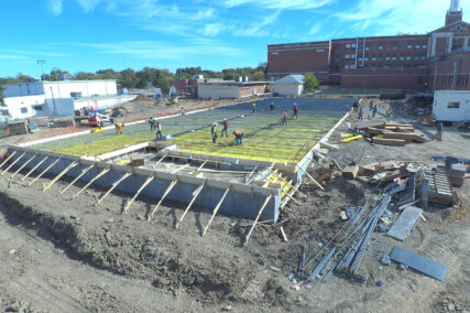 High school concrete project