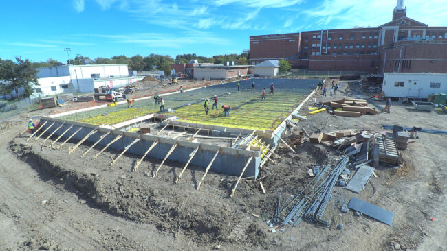 High school concrete project