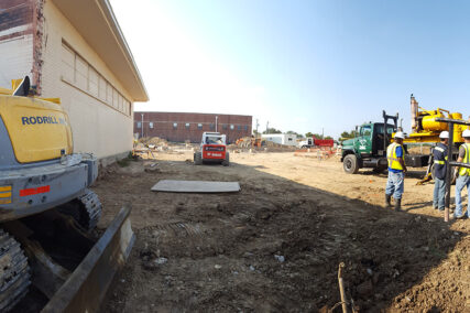 High school concrete project