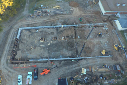 High school concrete project