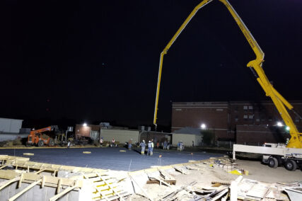 High school concrete project