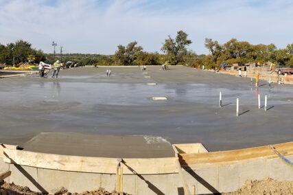 High school concrete project