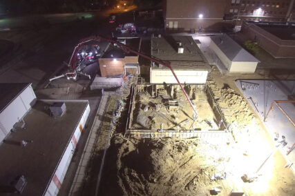 High school concrete project