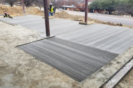 High school concrete project