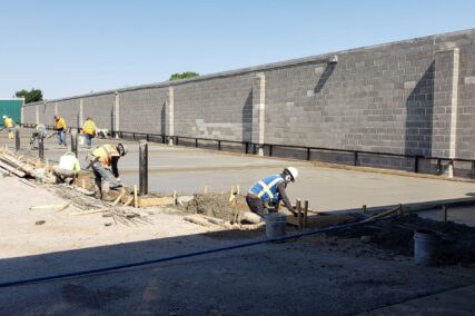 Storage concrete project