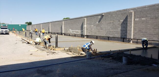 Storage concrete project