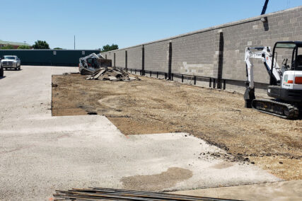 Storage concrete project