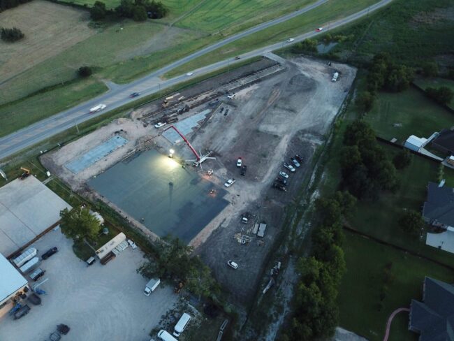 Storage concrete project