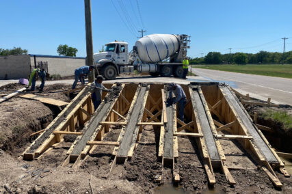 Storage concrete project