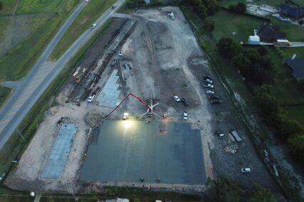 Storage concrete project