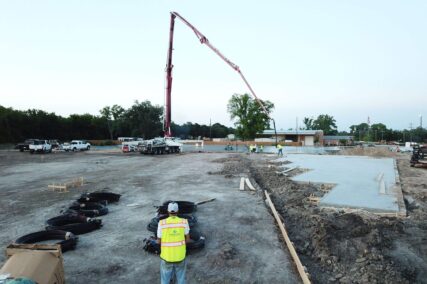 Storage concrete project