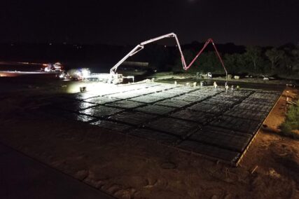 Storage concrete project