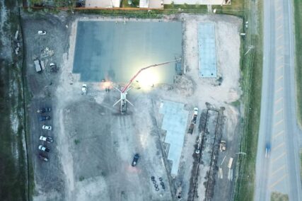 Storage concrete project